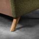 Vintage Danish Mid-Century Modern Green 3-Seater Sofa by Folke Ohlsson