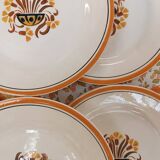 Ceramic plates Creil and Montereau