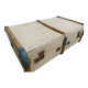 Old wooden suitcase