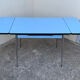 Table formica bleu Sogemap 1960