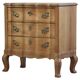 Vintage Mid-Century Danish Oak Baroque/Rococo style Commode