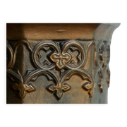 19th-century neo-Gothic tobacco pot.