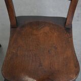 Set of 4 Antique English Oxford Dining/Kitchen Chairs