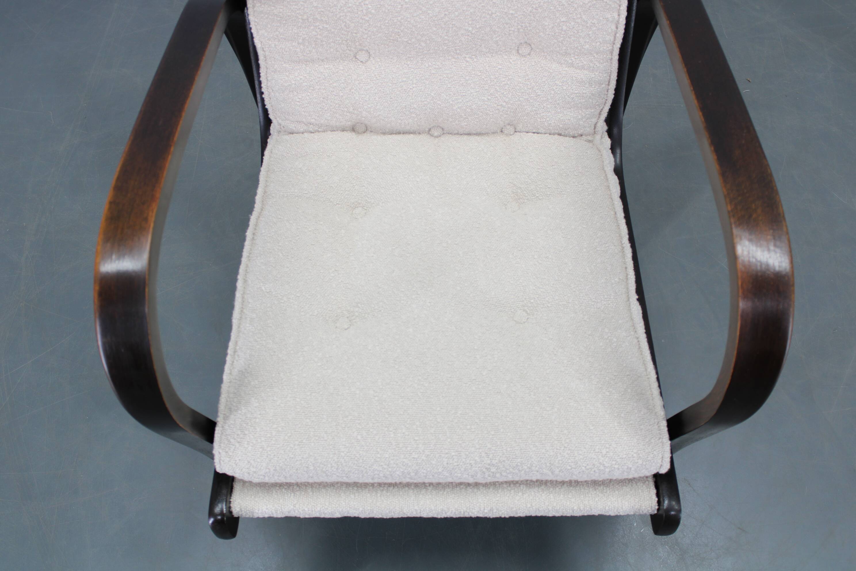Pair of mid-century lounge chairs by Kropáček & Koželka, 1960s