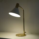 Vintage Scandinavian brass lamp 1970