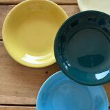 Assiettes salins colorés