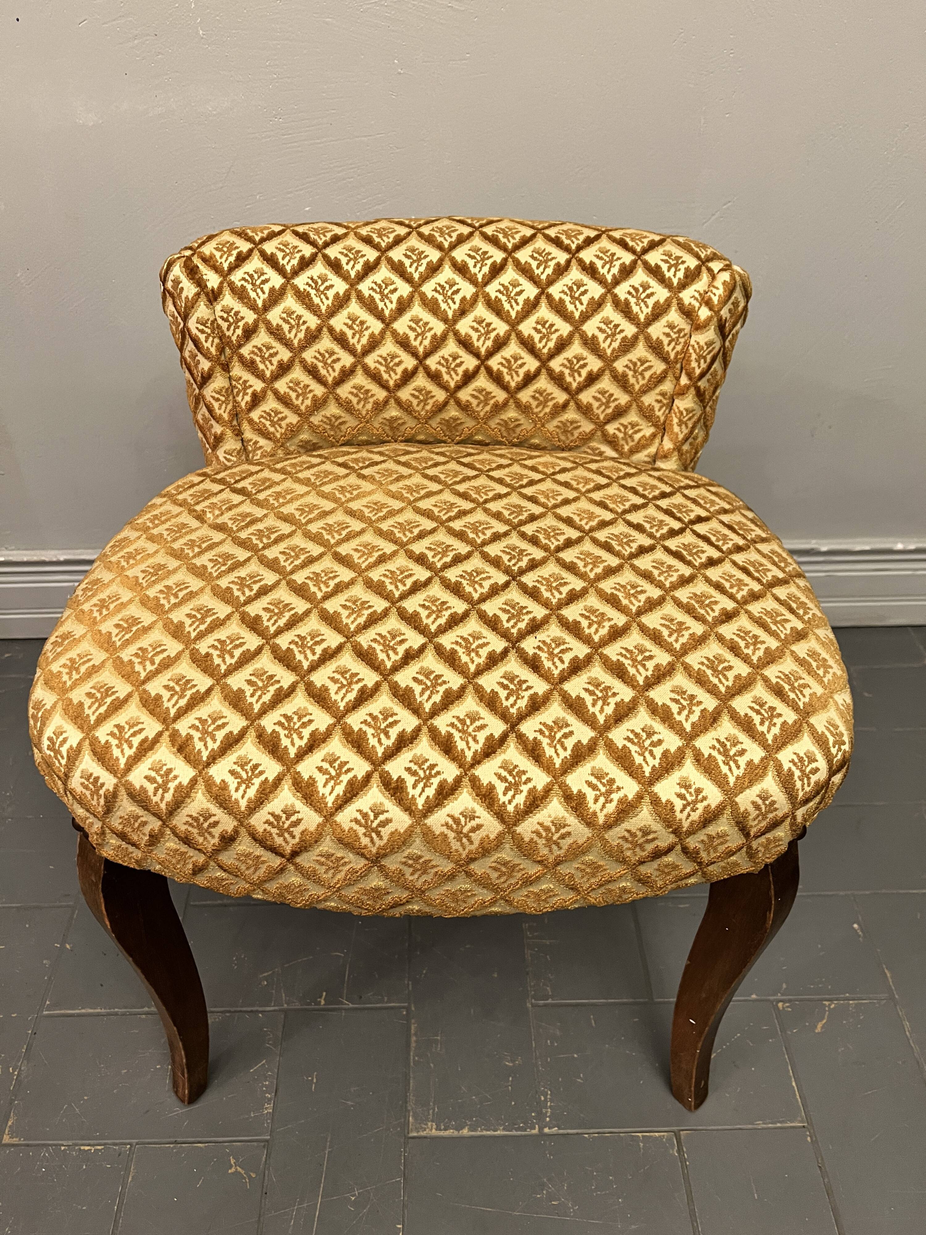 Antique toad armchair