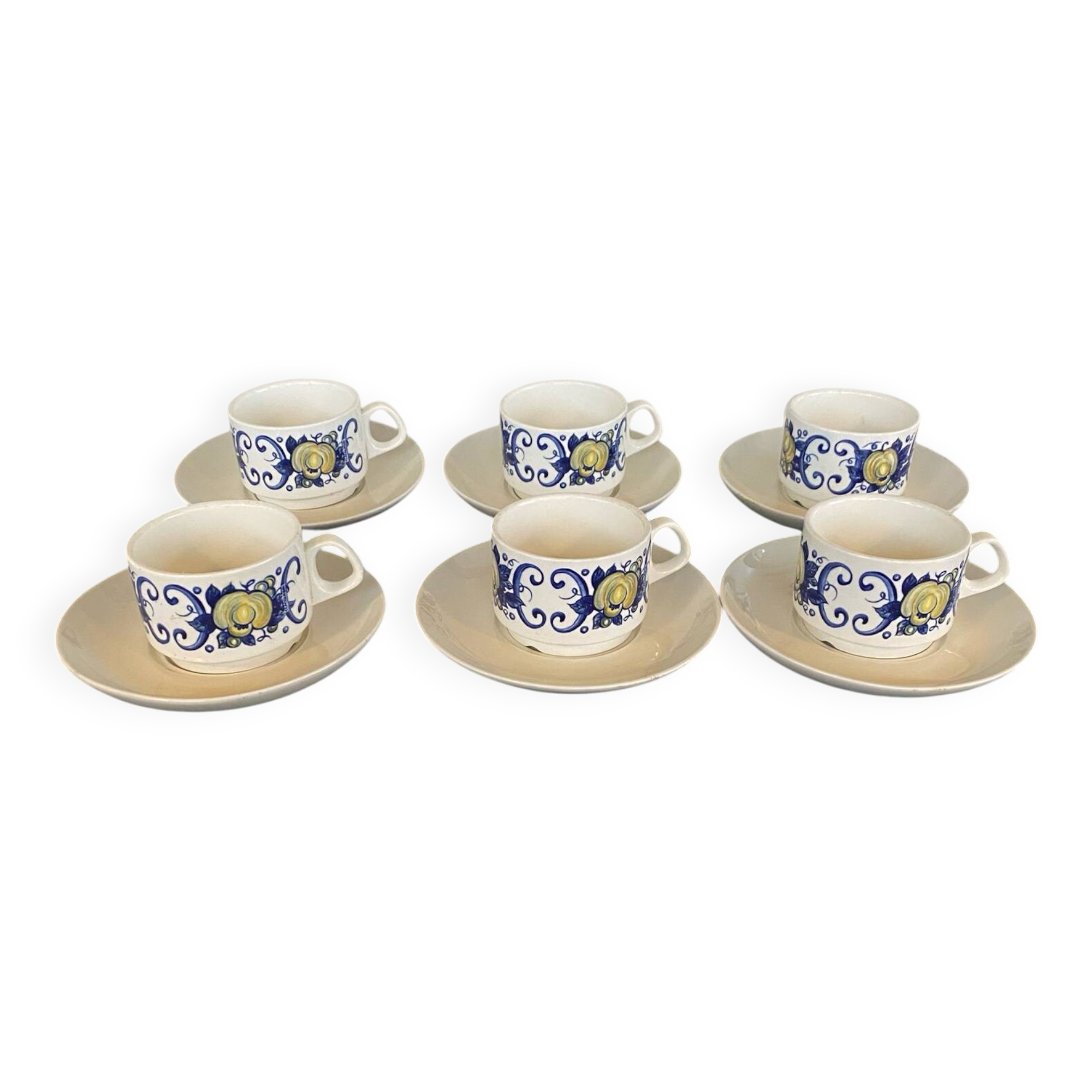 6 tasses Villeroy et Boch