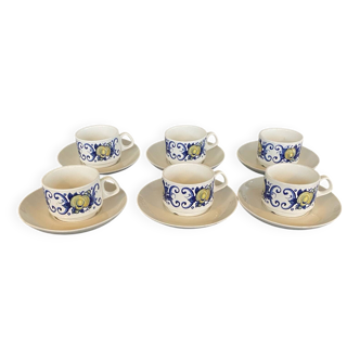 6 Villeroy and Boch cups