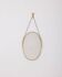 50s vintage wall mirror in brass decorated italian design
