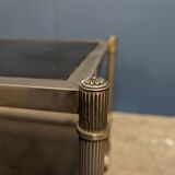 Neoclassical style brass coffee table