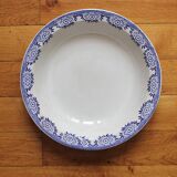 Ironware salad bowl "Capri" model Sarreguemines and Digoin art deco