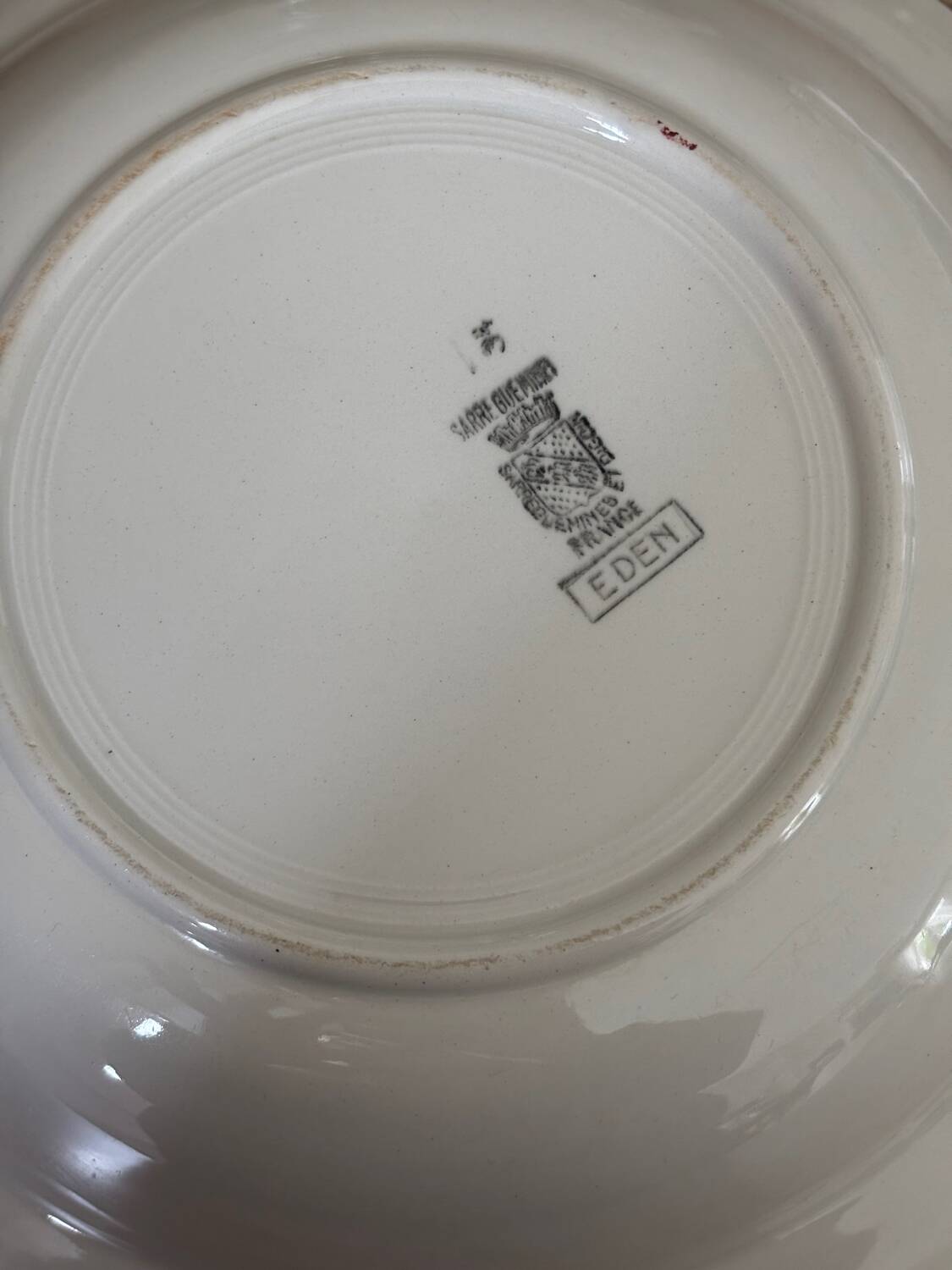 Vintage Eden Digoin Sarreguemines dish