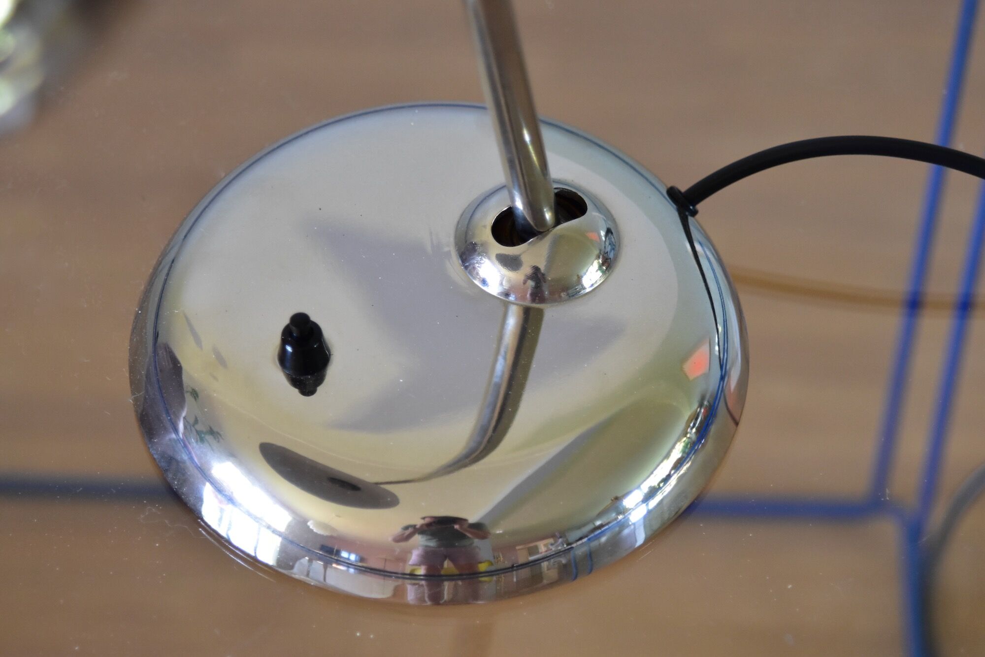 Chrome Christian Dell Table Lamp 6556 by Kaiser Idell Bauhaus, Germany