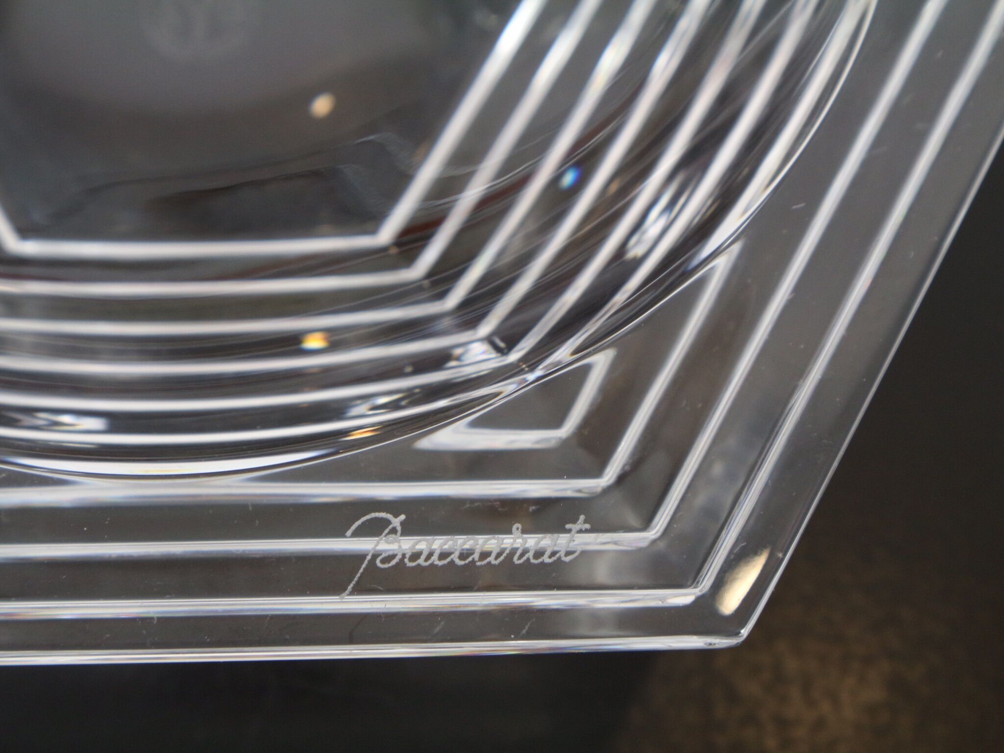 Hexagonal trinket bowl,