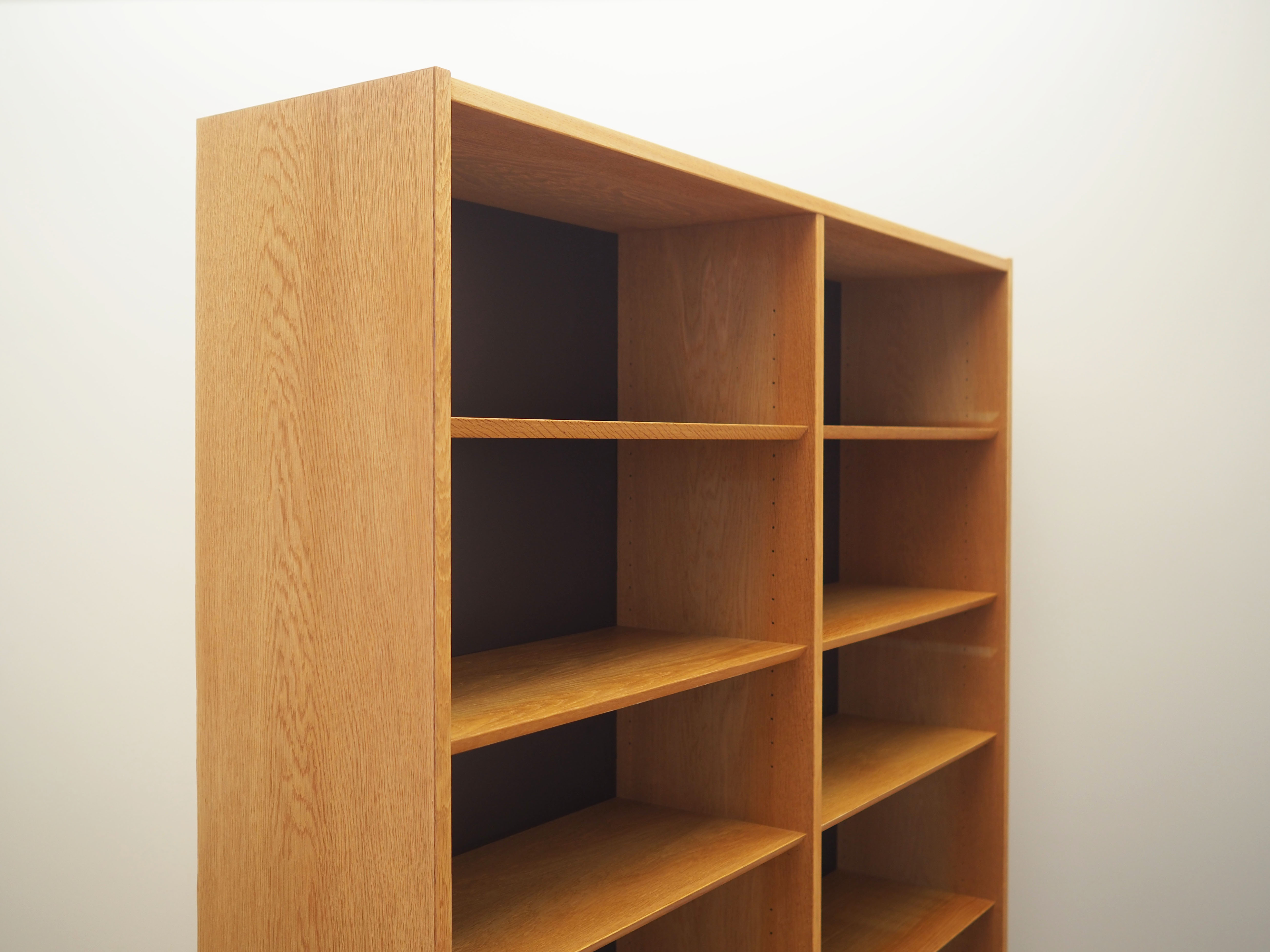 Ash bookcase, Danish design, 1970s, Hundevad