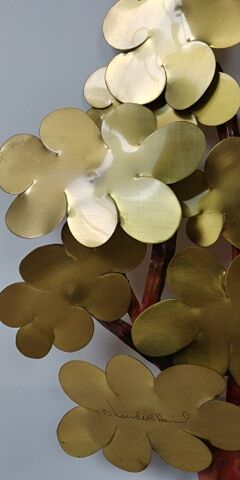 Daniel d'Haeseleer's brass mural sculpture