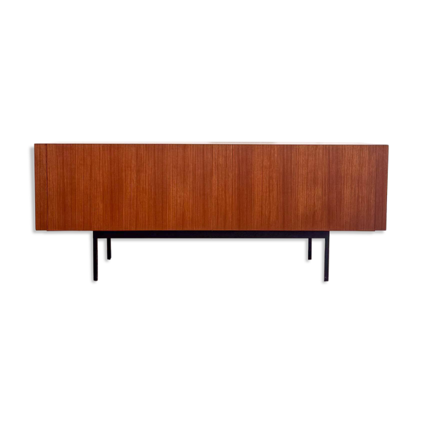 Buffet Mid-Century, modèle B20 en teck par Dieter Waeckerlin pour Behr, ann