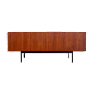 Buffet Mid-Century, modèle B20 en teck par Dieter Waeckerlin pour Behr, ann