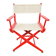 Vintage German Folding Wooden Directors Chair, 1960s