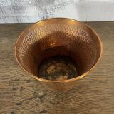 Ancien pot de fleurs en cuivre