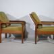 Ensemble de fauteuils design danois – Teck, années 1960, style vintage du milieu du siècle