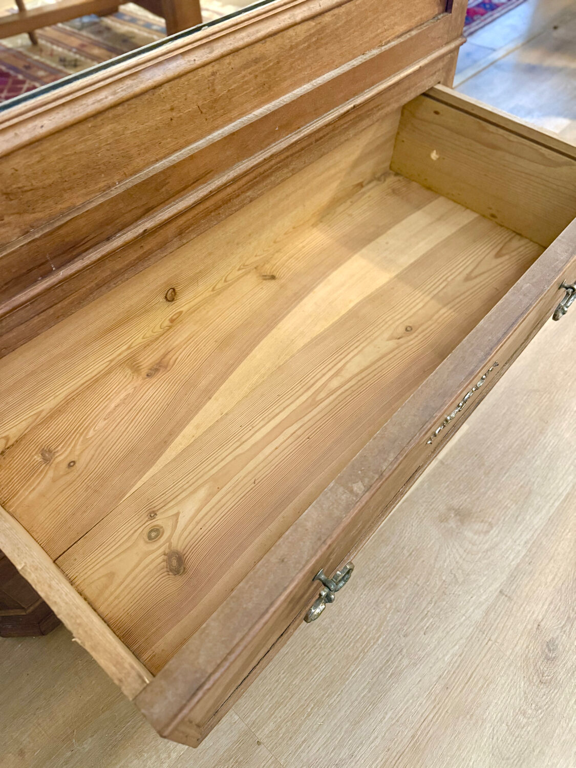 Walnut Bonnetière wardrobe