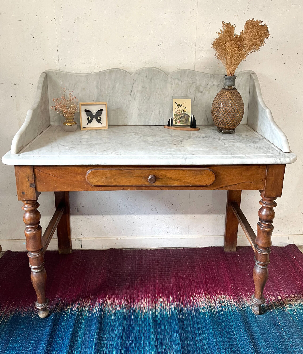 Antique toilet table