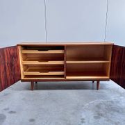 Buffet en palissandre, Carlo Jensen, Hundevad & Co, années 1960, Danemark