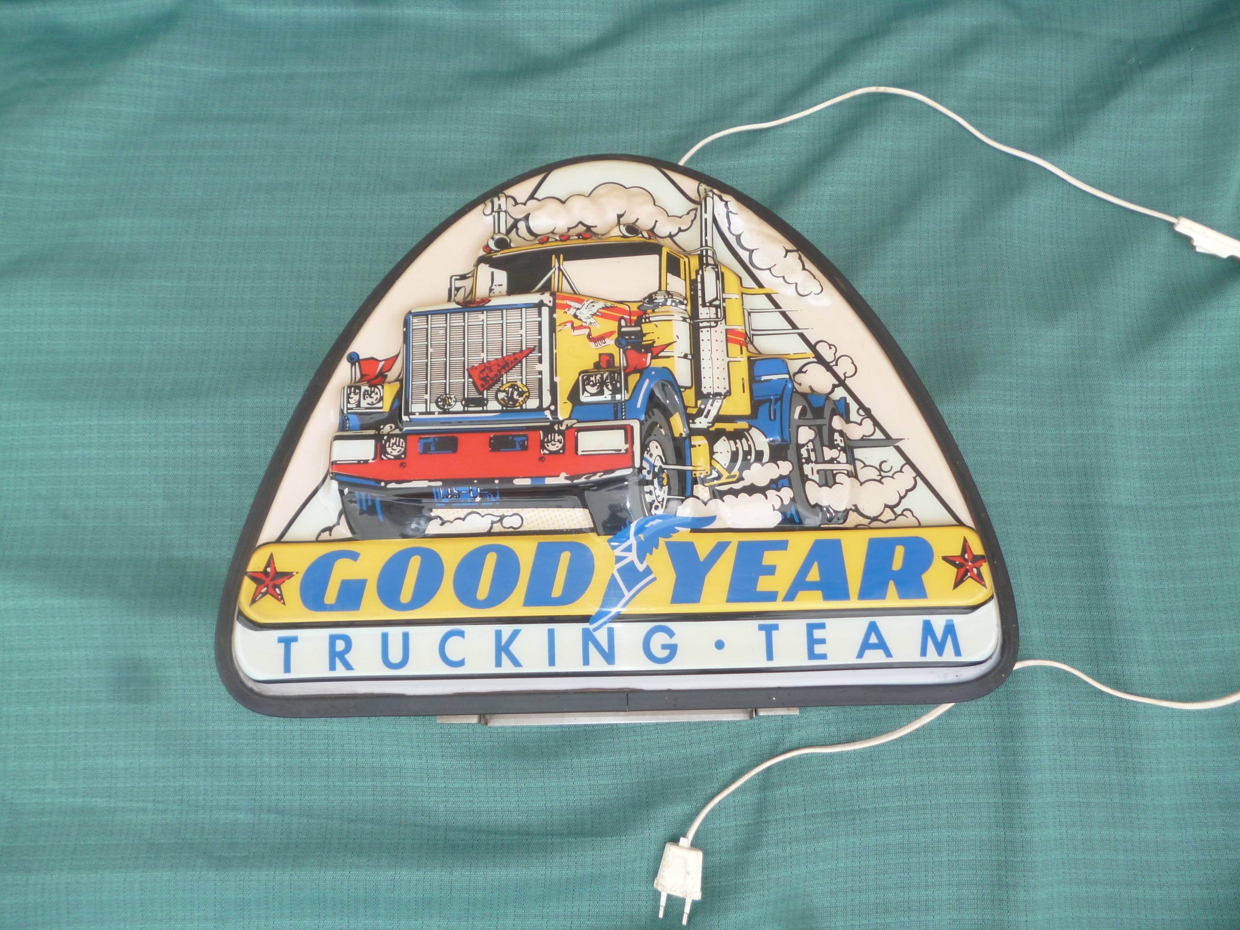 Vintage Goodyear relief illuminated sign