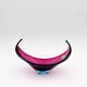 Murano Crystal Sommerso Fuchsia Turquoise Gondola Cup 19cm