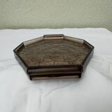 Smoked glass tray
