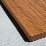 Rounded rectangular monoxyl teak cutting or presentation board L:34