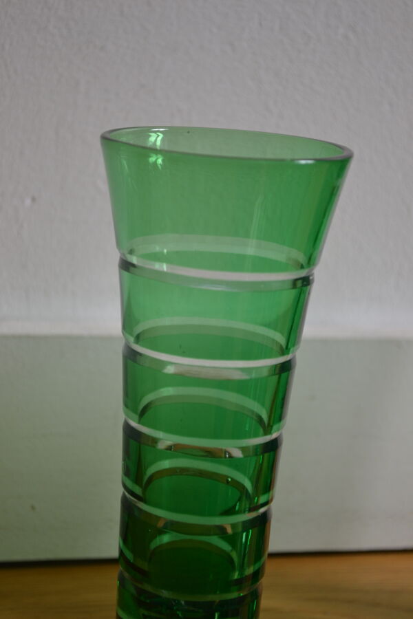 8 verres Murano Italie années 60