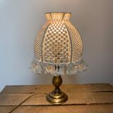 Macramé lampshade