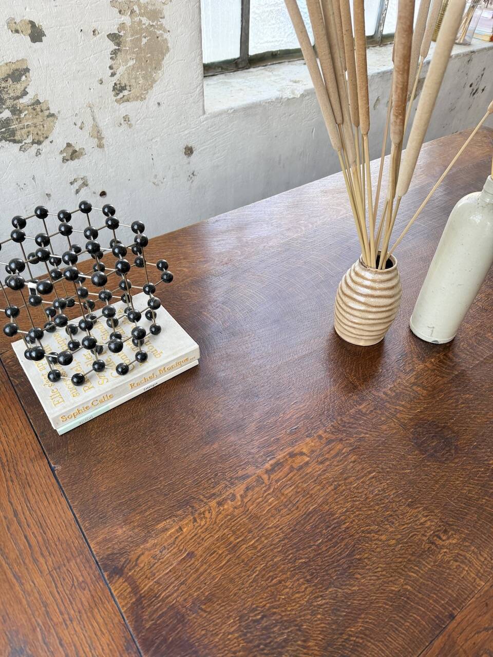 Dudouyt oak dining table 1940