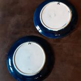 Set of 2 decorative majolica-style plates