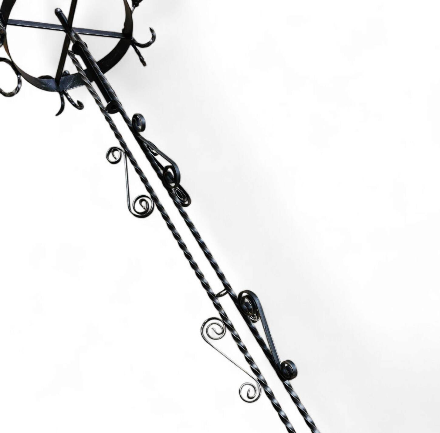 Free standing / wrought iron / coat rack 1960s