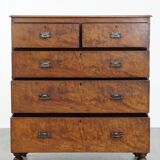 Large early 19th century English antique chest of drawers