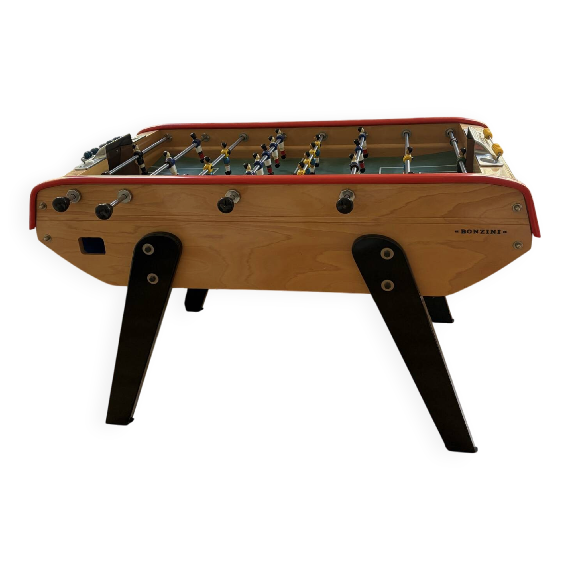 Bonzini B90 original foosball table – Solid beech, France/Brazil teams