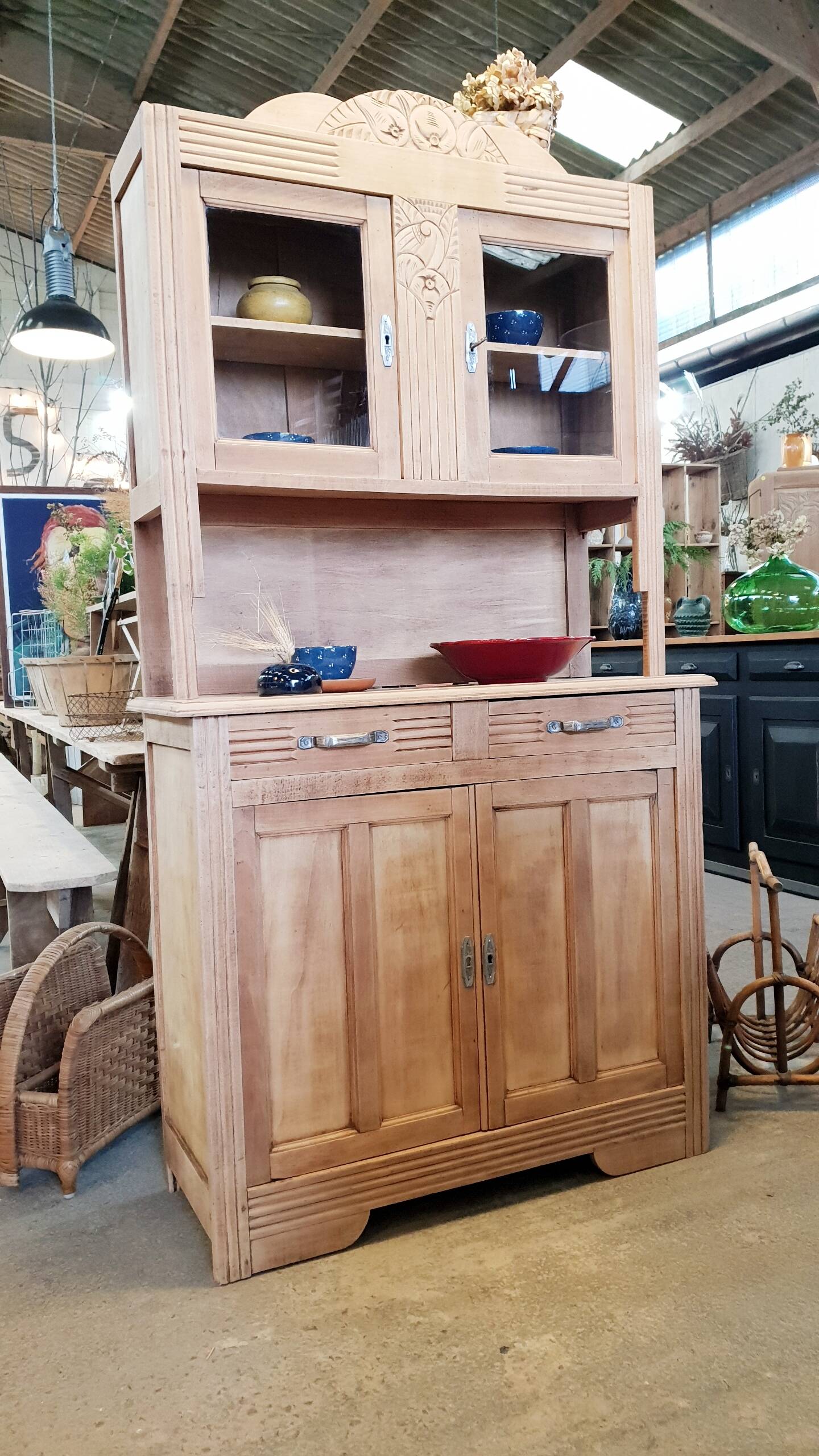 Buffet 2 corps art déco
