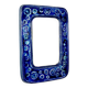 Vintage ceramic mirror from vegvari hungary 1970