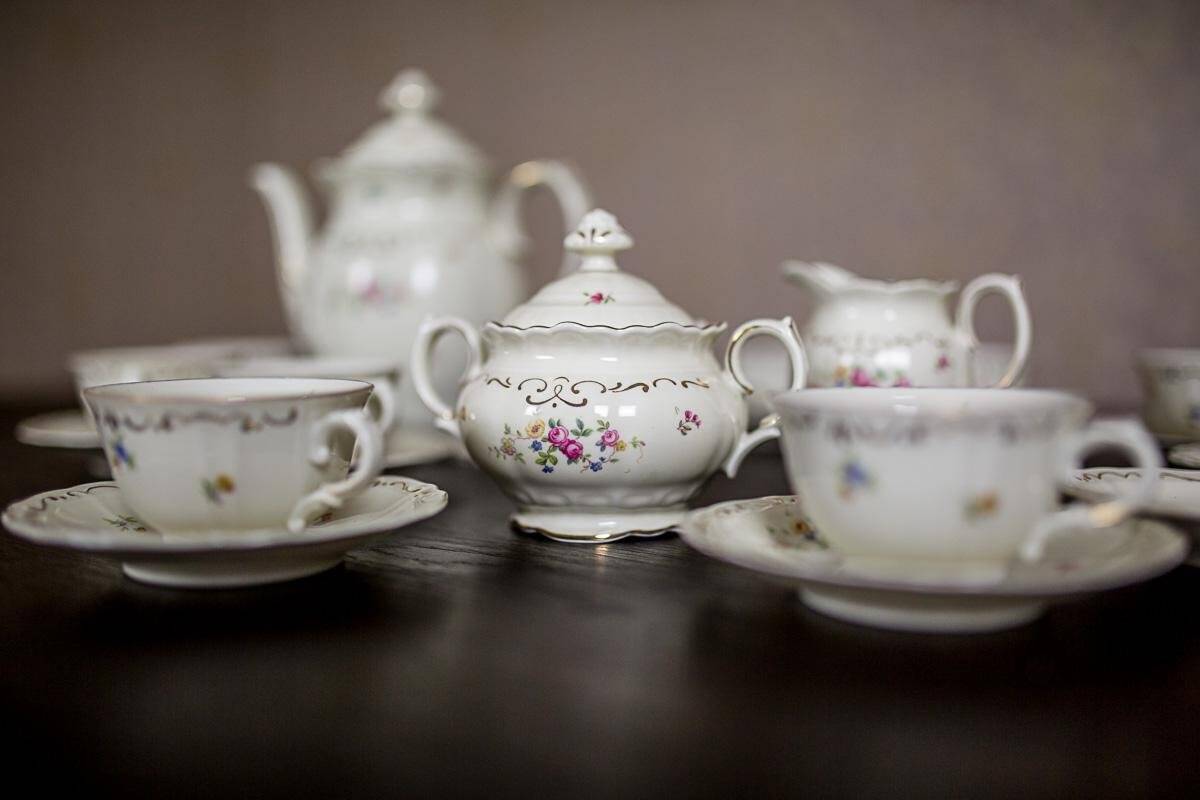 Vintage Coffee Service from Rörstrand, 1940s, Set of 26