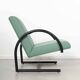 New upholstered Lounge chair – Mazairac & Boonzaaijer – 80s