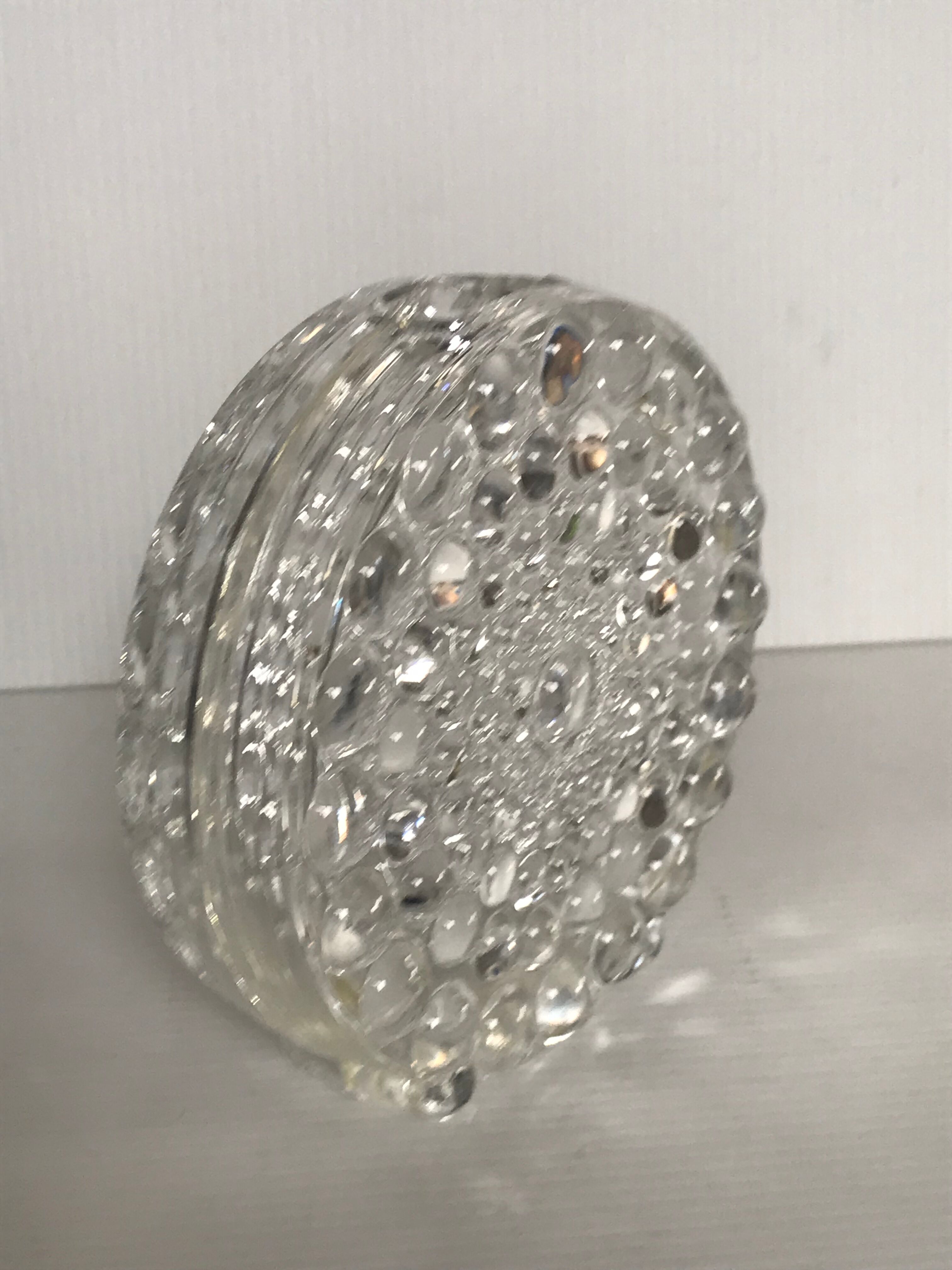 Vase en cristal de Beyer 1960