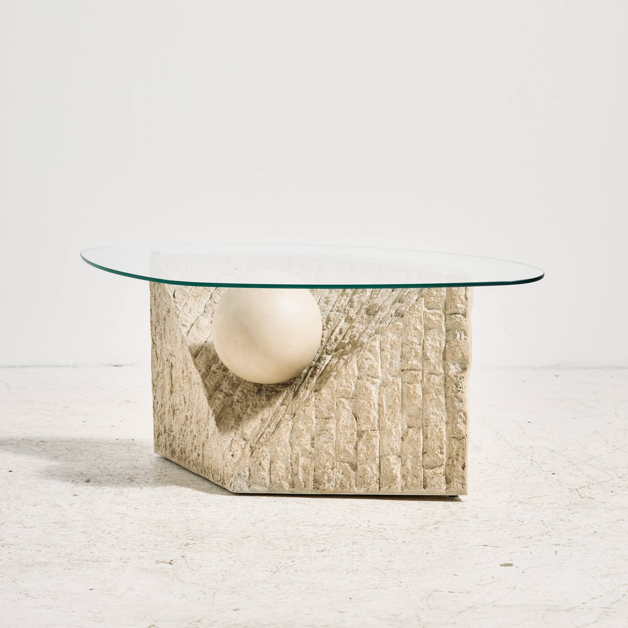 Table basse en fibre de verre
