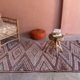 Moroccan kilim zayan rug - 247 x 143 cm