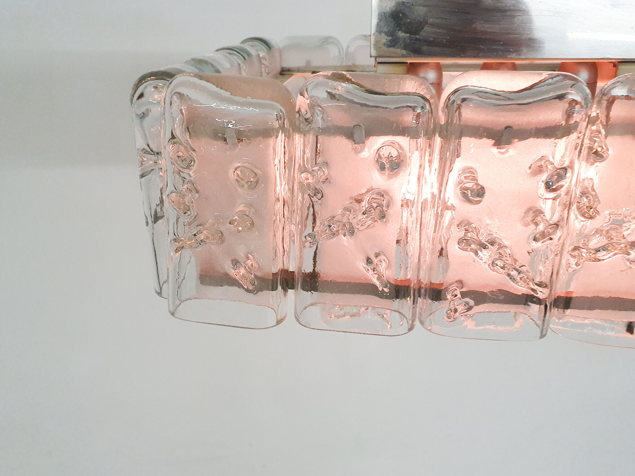 Glass chandelier by Doria, Germany 1960s