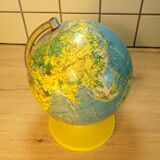 Vintage globe in Polish
