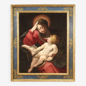 Ecole italienne du XVIIe siècle, Vierge à l'Enfant